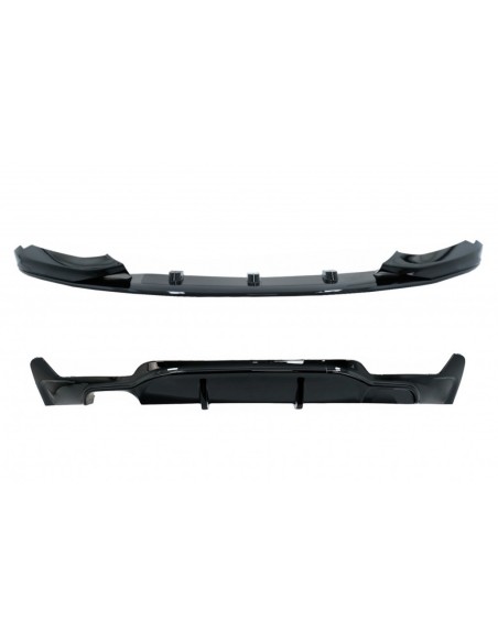 Paraurti BMW 4 serie F32 Coupe F33 Cabrio F36 Grand Coupe (13-19) w/ diffusore paraurti posteriore
