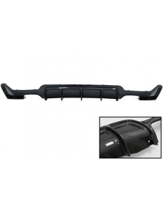 Diffusore posteriore paraurti BMW 4 serie F32 F33 F36 (13-19) rivestimento film carbonio