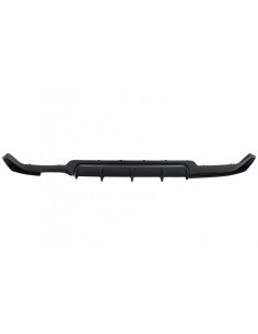 Paraurti posteriore diffusore per BMW 4 serie F32 F33 F36 (13-19) Coupé Cabrio M Design sinistra doppia uscita nero 2