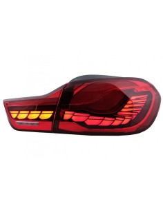 OLED fanali posteriori per BMW 4 serie F32 F33 F36 M4 F82 F83 (13-03.19) Rosso w/ Luce di svolta sequenziale 2