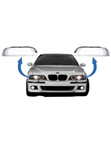Obiettivo di Glases dei fariBMW 5 serie E39 (00-03)