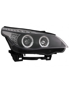 Angelo occhi fari per BMW 5 serie E60 E61 (04-07) DAYLINE LED nero 2