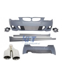 Kit M-Technik per BMW E60 (5 serie) (03-10) w/ M-Power silenziatore di scarico
