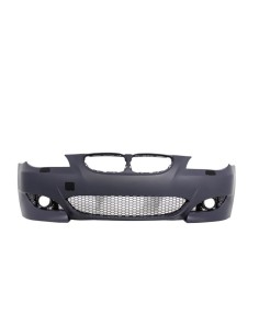 Paraurti anteriore per BMW 5 serie E60 (03-10) M5 Design w/ Griglia centrale doppia striscia Piano nero 2