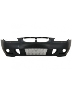 Paraurti anteriore w/ Griglie centrali Rene Piano Nero per BMW 5 Serie E60-E61 03-09 M-Technik Design w/ out Fendinebbia 2