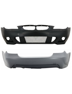 Paraurti anteriore w/ out nebbia luci e paraurti posteriore per BMW 5 Serie E60 (03-10) M-Technik Design