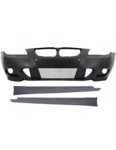 Paraurti anteriore w/ laterali gonne per BMW 5 serie E60 E61 Non-LCI (03-07) M-Technik Design