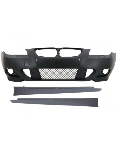 Paraurti anteriore w/ laterali gonne per BMW 5 serie E60 E61 Non-LCI (03-07) M-Technik Design