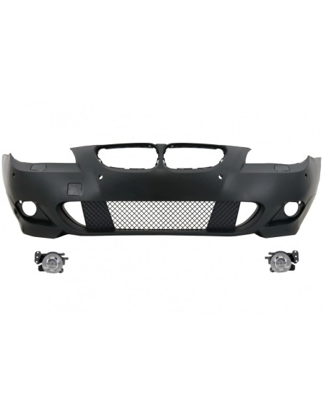 Paraurti anteriore PDC 24mm w/ fendinebbia per BMW 5 serie E60 E61 (03-07) M-Technik Design