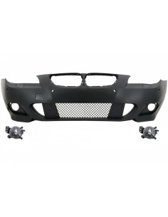 Paraurti anteriore PDC 24mm w/ fendinebbia per BMW 5 serie E60 E61 (03-07) M-Technik Design