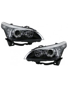 LED Dayline Angel Eyes fari per BMW 5 Serie E60 E61 (03-07) LCI Look