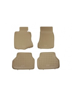 Tappetino in gomma Beige per BMW Serie 5 E60 E61 04-10