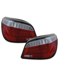 LED-Lightbar luci posteriori per BMW E60 5er 07-09 rosso-fumo 2