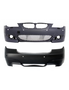Corredo paraurti anteriore e posteriore per BMW 5 serie E60 (07-10) LCI M5 Design w/ PDC 18mm