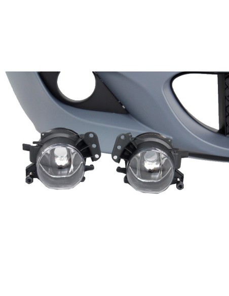 Punte gemellate del silenziatore di sport del corredo w/sistema di scarico per BMW E60 5 serie (07-10) M-Technik Design PDC 18mm