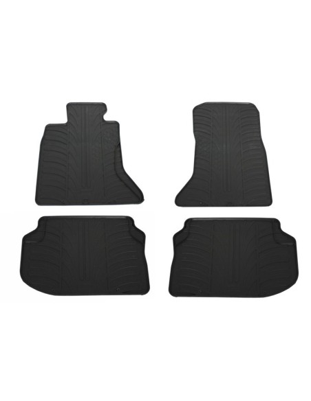 Tappetini in gomma per BMW Serie 5 F10 (10-up) Nero