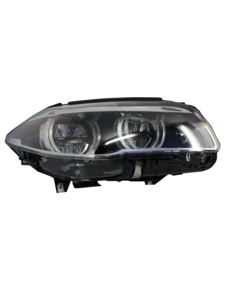 Fari Full LED per BMW Serie 5 F10 F11 (11-13) Occhi d'Angelo