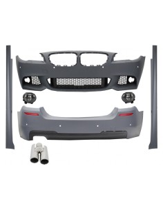 Corredo completo per BMW F10 5 serie (11-up) M-Technik Design w/ scarico ACS Look
