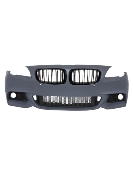 Paraurti anteriore per BMW F10 F11 5 Series (11-up) M-Technik Design w/ Griglia per reni Doppia striscia M
