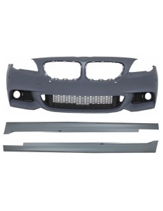 Paraurti anteriore w/ laterali Gonne per BMW F10 F11 5 Serie (11-14) M-Technik Design w/ out Fendinebbia