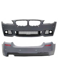 Paraurti anteriore w/out Fendinebbia w/ paraurti posteriore per BMW 5 Serie F10 (11-14) M-Technik Design