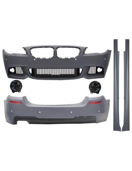 Kit completo per BMW F10 5 serie (11-14) M-Technik Design w/ nebbia proiettori luce fumo