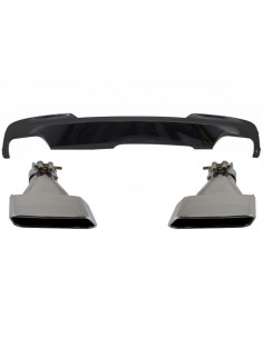 doppio diffusore dell'aria per il quadrato di sport M-Teck 550i V8 LCI di w/delle punte del di BMW F10 F11 (11-17) w