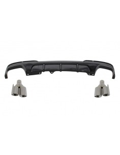 Doppio diffusore dell'aria dello sbocco w/punte del per la serie F10 F11 di BMW 5 (11-17)