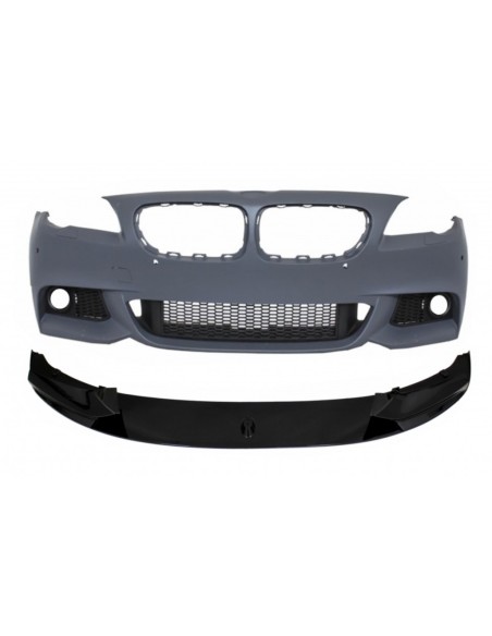 Paraurti anteriore per BMW F10 F11 5 serie (11-17) w/ labbro di estensione
