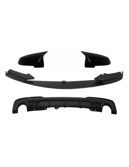 Il paraurti w/specchio copre e doppio diffusore dello scarico dello sbocco singolo per BMW 5 serie F10 F11 Sedan Touring (15-17)