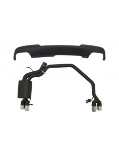 Doppio tubo di scarico del diffusore w/sistema di scarico per BMW 5 serie F10 (11-16) 102-433-70RS