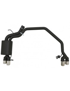Doppio tubo di scarico del diffusore w/sistema di scarico per BMW 5 serie F10 (11-16) 102-433-70RS 2