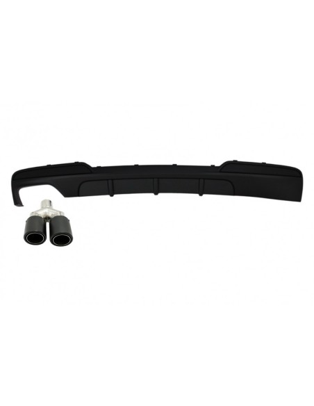 Diffusore d'aria w/punta del silenziatore di scarico Matte fibra di carbonio per BMW 5 serie F10 F11 (11-17) M Design