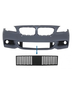 Griglia inferiore centrale del paraurti anteriore per BMW 5 serie F10 F11 M-Tech (09-17) per ACC