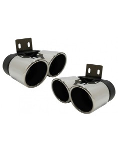 Silenziatore di scarico Suggerimenti per BMW 5 Serie F10 F11 (11-17) M5 LCI Design Chrome 2