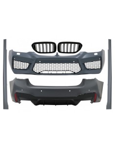 Corredo completo per BMW Serie 5 G30 (17-19) M5 con doppia striscia centrale della griglia del rene M