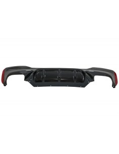Paraurti posteriore diffusore w/ scarico cromo per BMW 5 serie G30 G31 Limousine Touring (17-up) 2