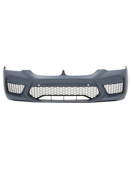 Kit completo per BMW 5 Serie G30 (17-up) w/ griglie centrali doppia striscia e doppio doppio scarico Twin