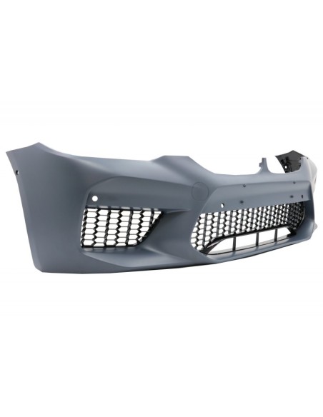 Kit completo per BMW 5 Serie G30 (17-up) w/ griglie centrali doppia striscia e doppio doppio scarico Twin