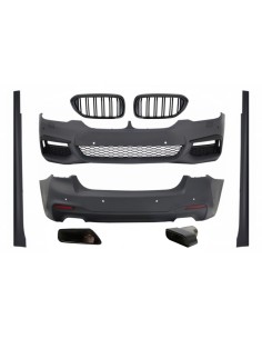 Kit completo per BMW 5 Serie G30 (17-up) w/ Griglie centrali del rene e scarico M-Tech Design