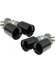 Silenziatore di scarico Suggerimenti per BMW 5 Serie G30 G31 G38 (16-) 6 Serie G32 (16-) 540i Design Nero