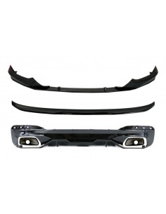 Diffusore w/punte dello scarico & spoiler anteriore Lip e spoiler del bagagliaio per BMW 5 serie G30 Limousine (17-up) 540 M