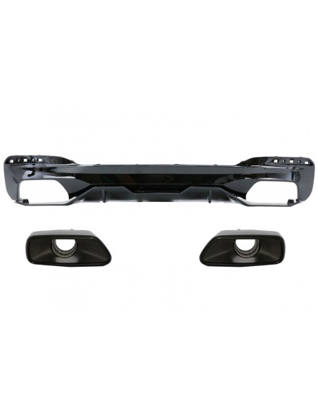 Diffusore w/punte dello scarico & spoiler anteriore Lip e spoiler del bagagliaio per BMW 5 serie G30 Limousine (17-up) 540 M