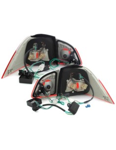 Fanali posteriori a LED per BMW E61 Touring 04-07 red-crystal 2