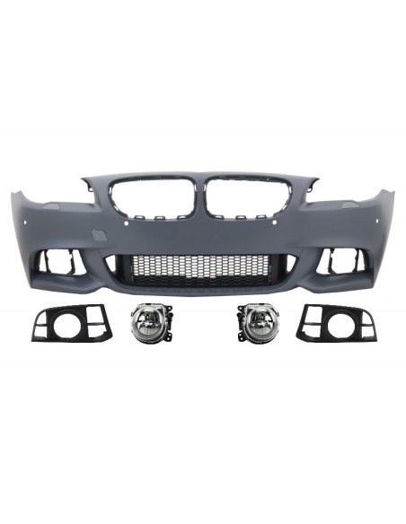 Paraurti anteriore per BMW 5 serie F10 F11 LCI (15-up) M-Technik Design w/ LED Fendinebbia
