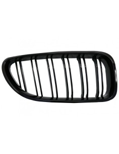 Griglia centrale del rene per BMW 6 serie F06 F12 F13 Gran Coupe Convertible Coupe (12-18) M6 Design doppia striscia Piano nero 2