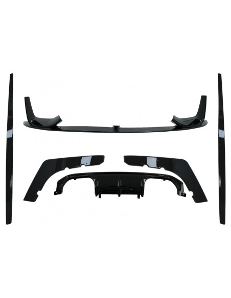 Labbro anteriore del paraurti del corredo di Aero e diffusore dell'aria per BMW F80 M3 Sedan F82 M4 Coupe (14-19) M Sport