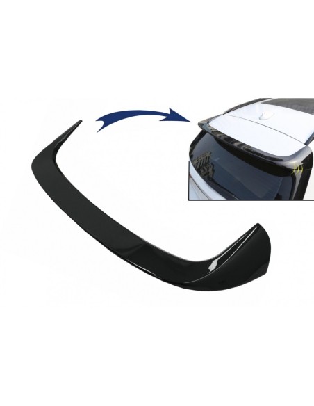 Tetto Spoiler BMW X1 SUV F48 Pre-LCI AC Style Nero