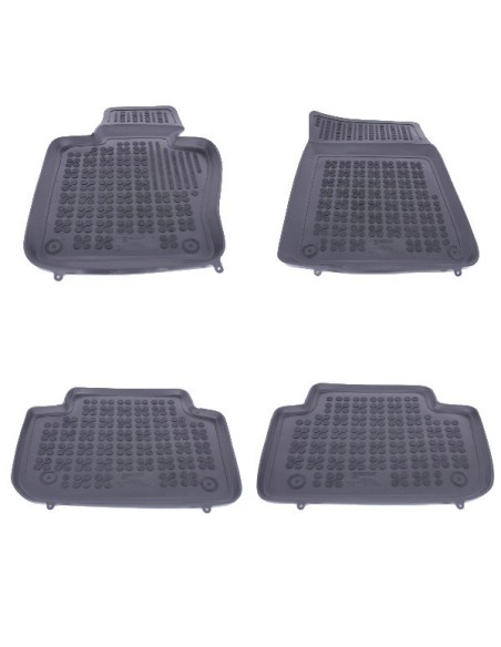 Tappetini auto in gomma nero per BMW X3 E83 (04-10)