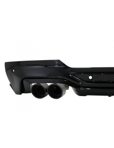 Doppia uscita w/punte dello scarico del diffusore di valance dello spoiler del paraurti posteriore per BMW X4 G02 (18-up) 2